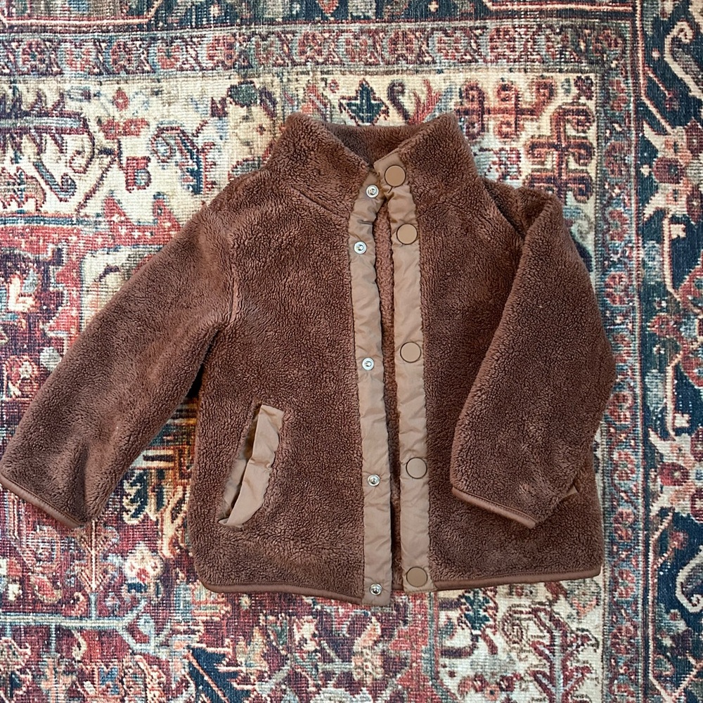 H&M Kids Girls Brown Sherpa Fleece